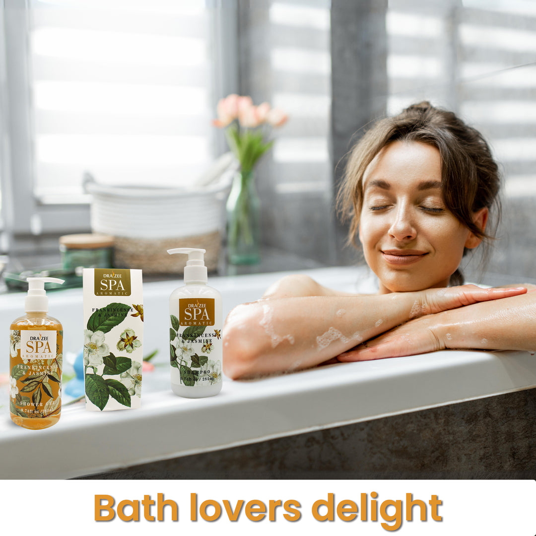 (2 Set)Draizee Bath Gift Set for Girls Women w/ Princess Flower Fragrance 8 Pieces Skin Care Set - Shower Gel Shampoo Image 8