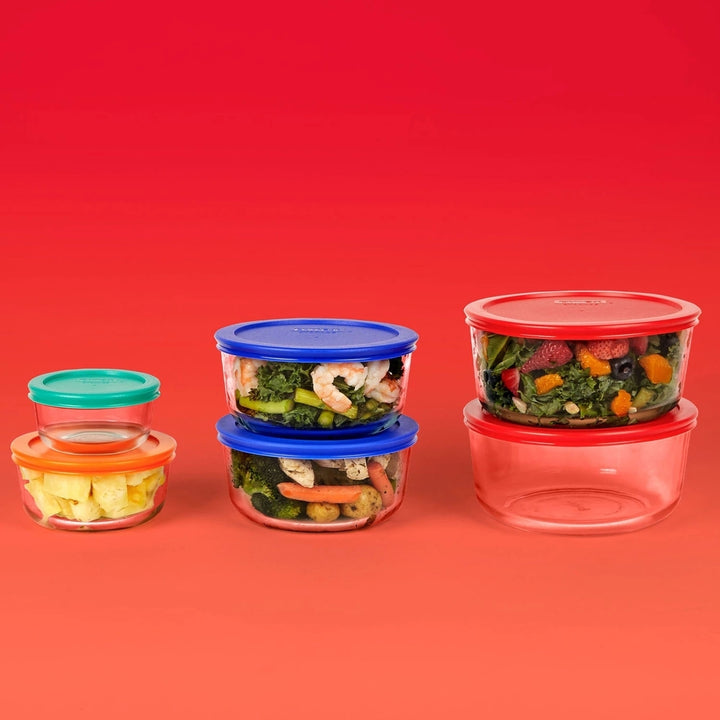Pyrex Simply Store Glass Food Storage Set30 Piece Set Image 4