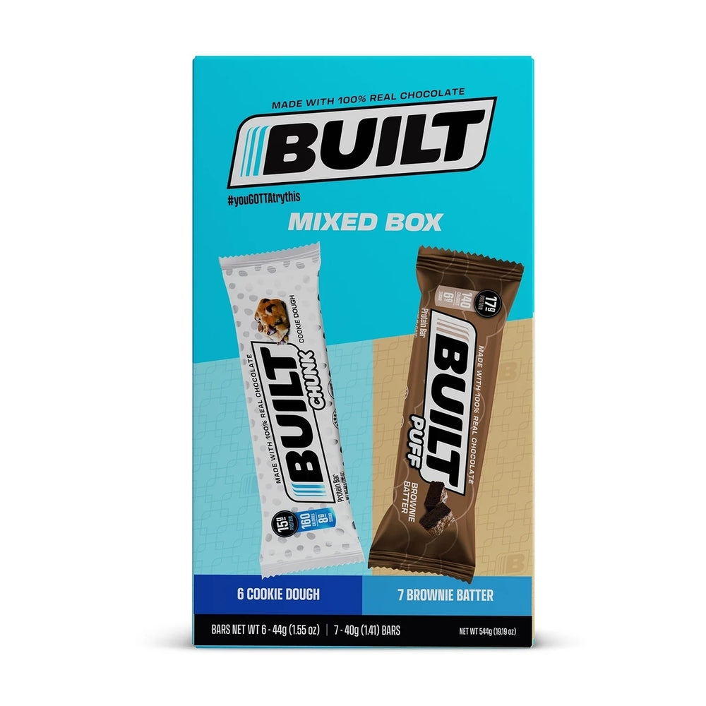 Built Bar Puff and Chunk Protein BarsVariety Pack (13 Count) Image 2