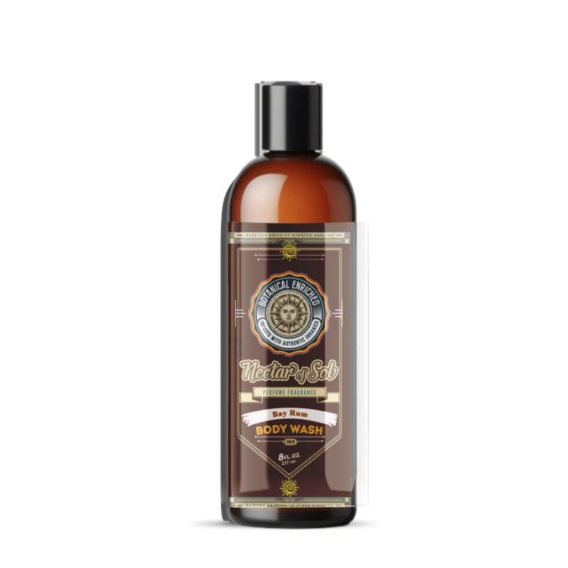Nectar of Sol Moisturizing Hair and Body Wash Bay Rum Image 1