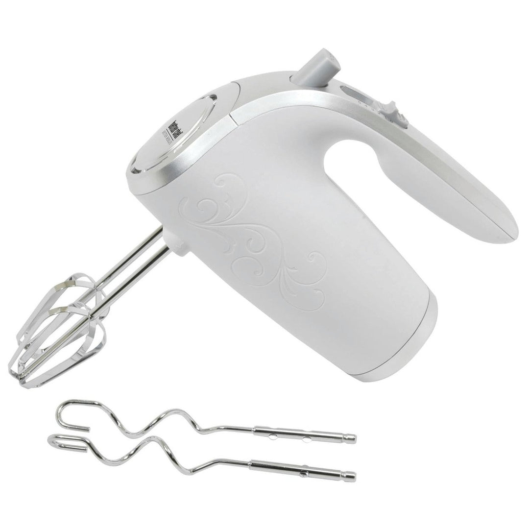 Better Chef 5-Speed 150W Hand Mixer with Silver Accents and Storage Clip Image 3