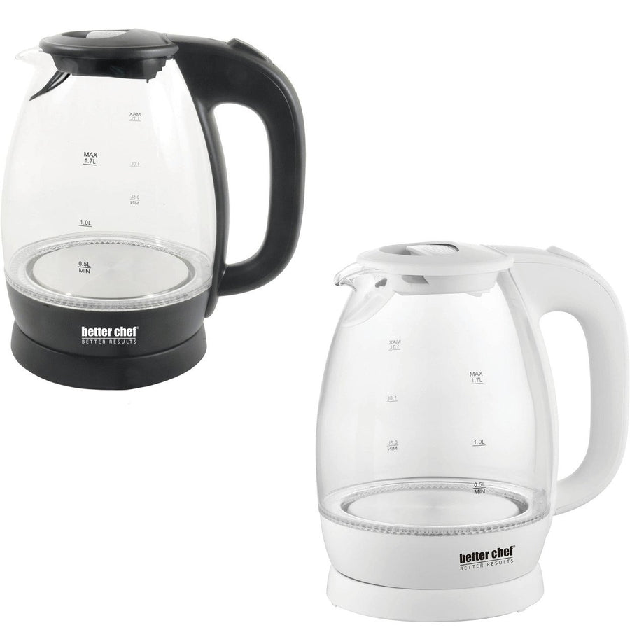 Better Chef 7-Cup Cordless Electric Borosilicate Glass Kettle with LED Light Image 1