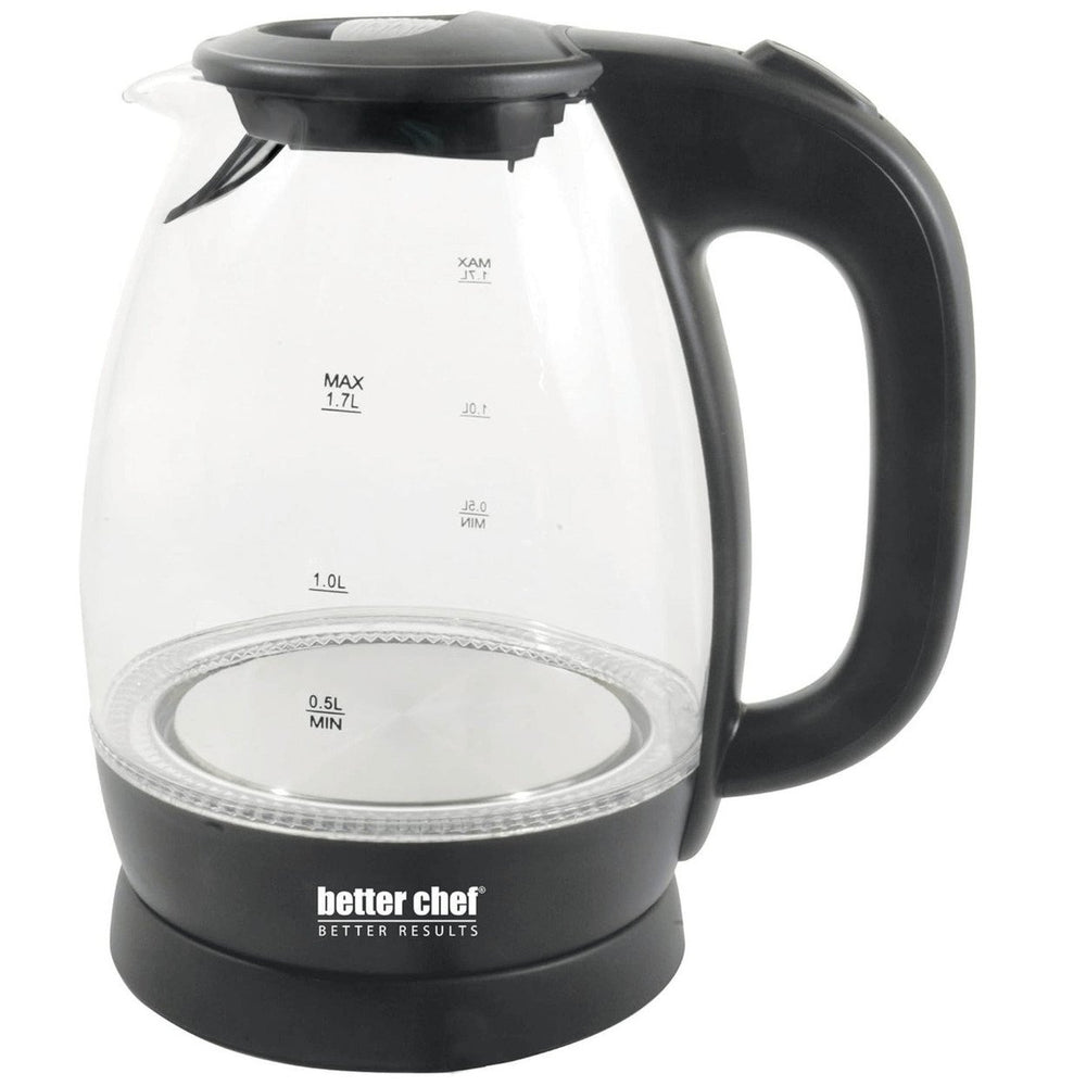 Better Chef 7-Cup Cordless Electric Borosilicate Glass Kettle with LED Light Image 2