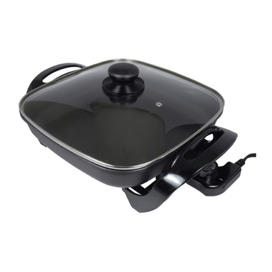 Better Chef 12" Non-Stick Electric Skillet with Glass Lid Image 1