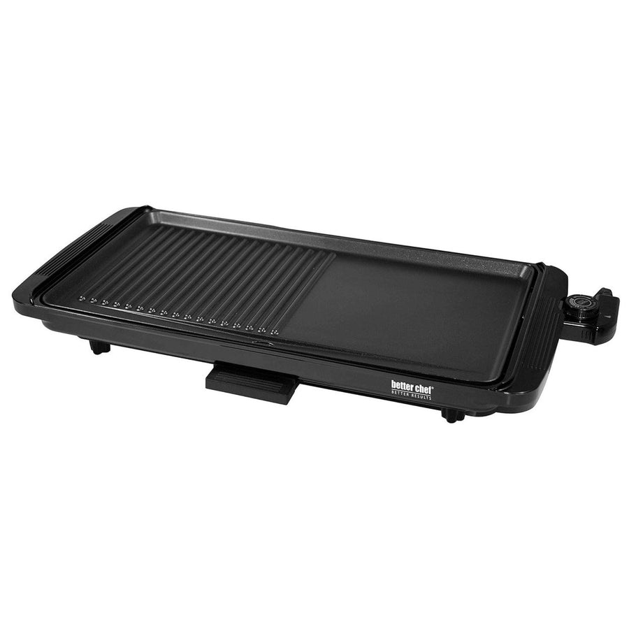 Better Chef 2-in-1 Family Size Cool Touch Electric Countertop Griddle Grill Image 1
