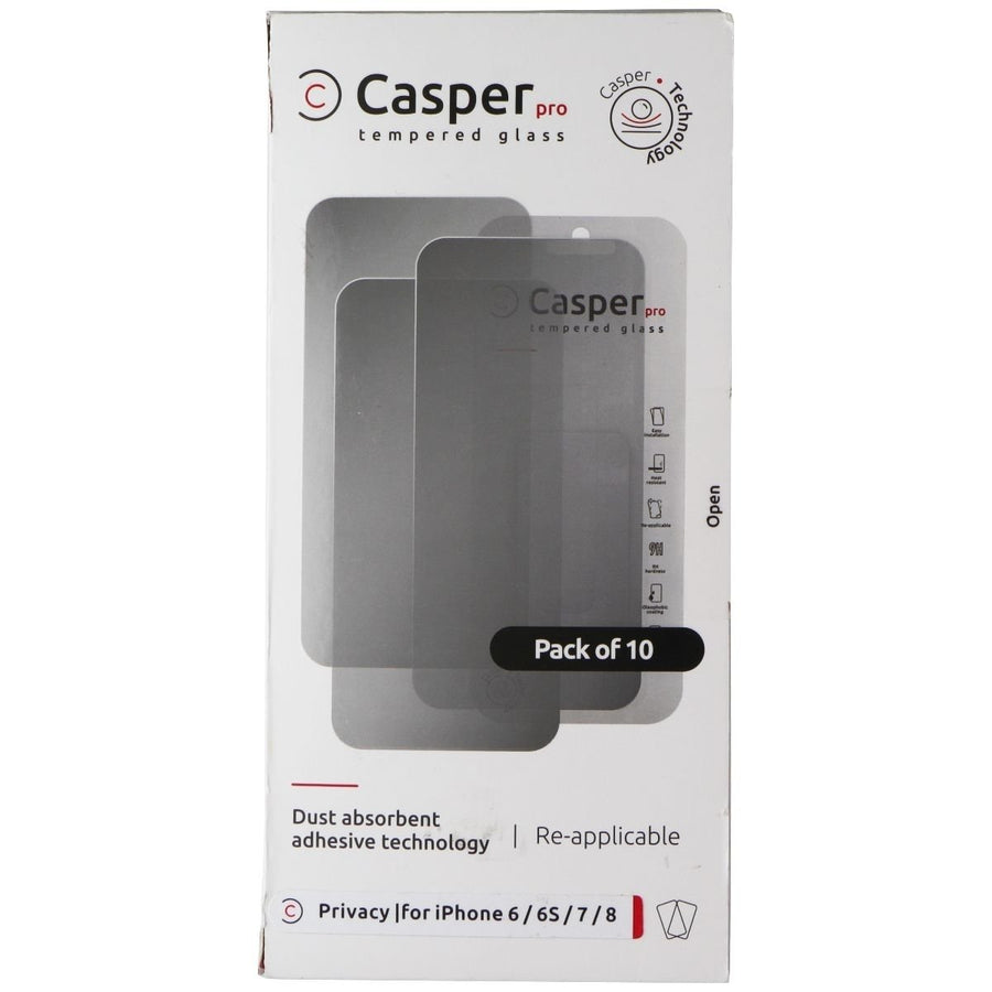 Casper Pro Tempered Glass (10 Pack) for Apple iPhone 6 / 6S / 7 / 8 Image 1
