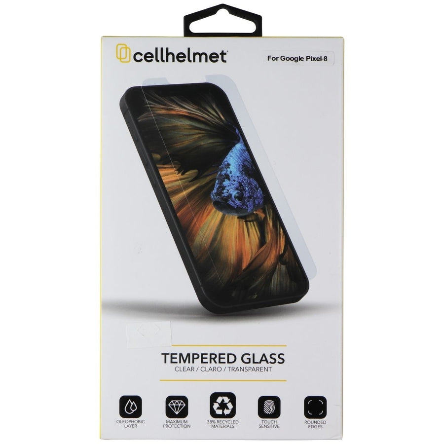 CellHelmet Tempered Glass for Google Pixel 8 - Clear Image 1