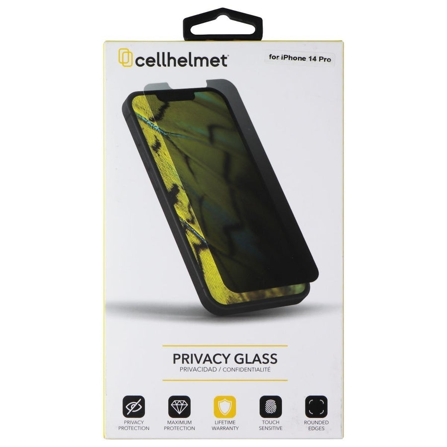 CellHelmet Privacy Glass for Apple iPhone 14 Pro Image 1