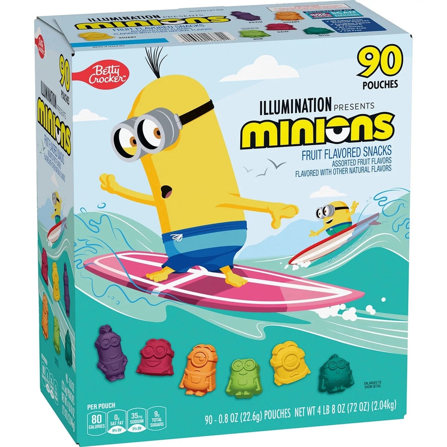 Minions Fruit Flavored Snacks0.8 Ounce (Pack of 90) Image 1