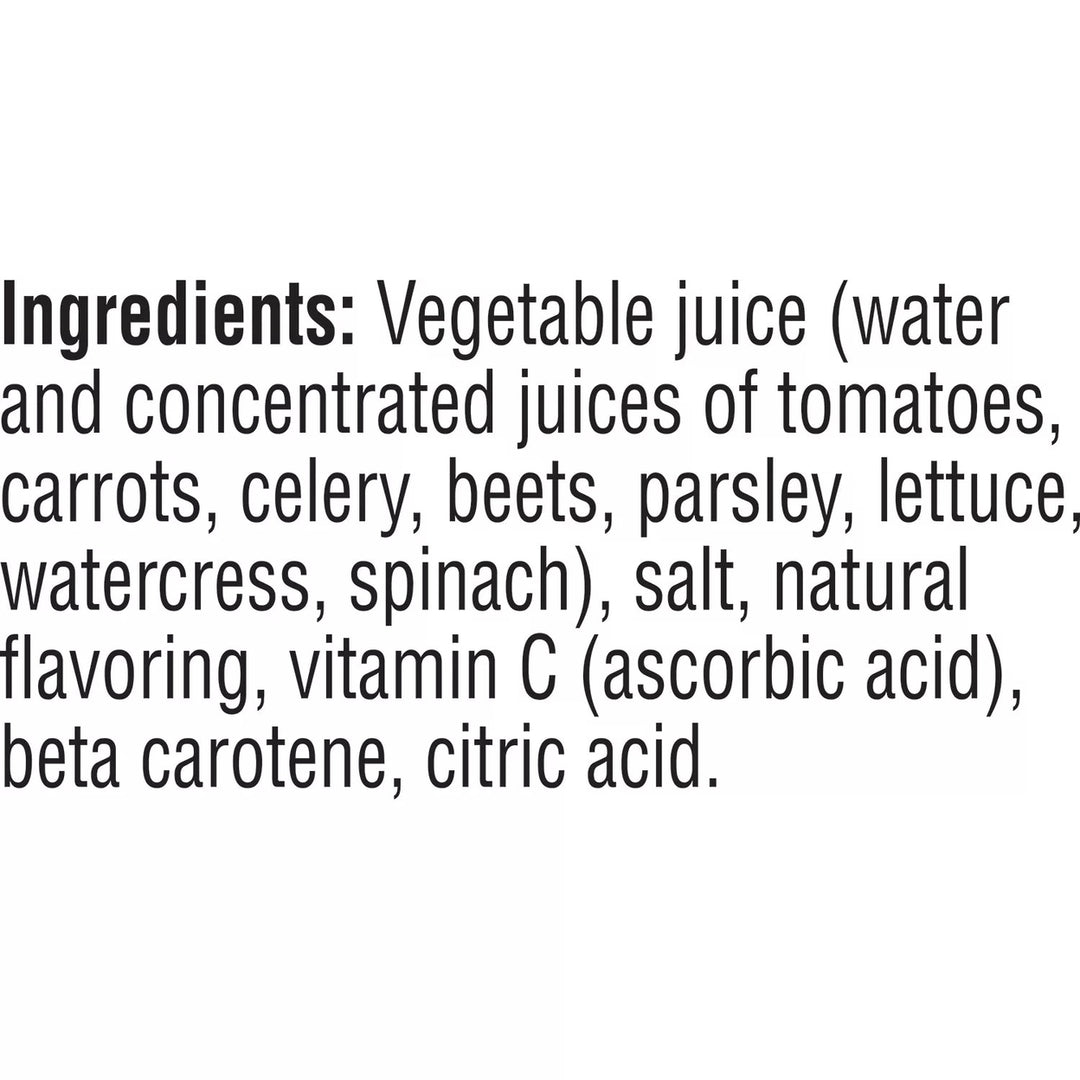 V8 Original 100% Vegetable Juice11.5 Fluid Ounce (Pack of 24) Image 3