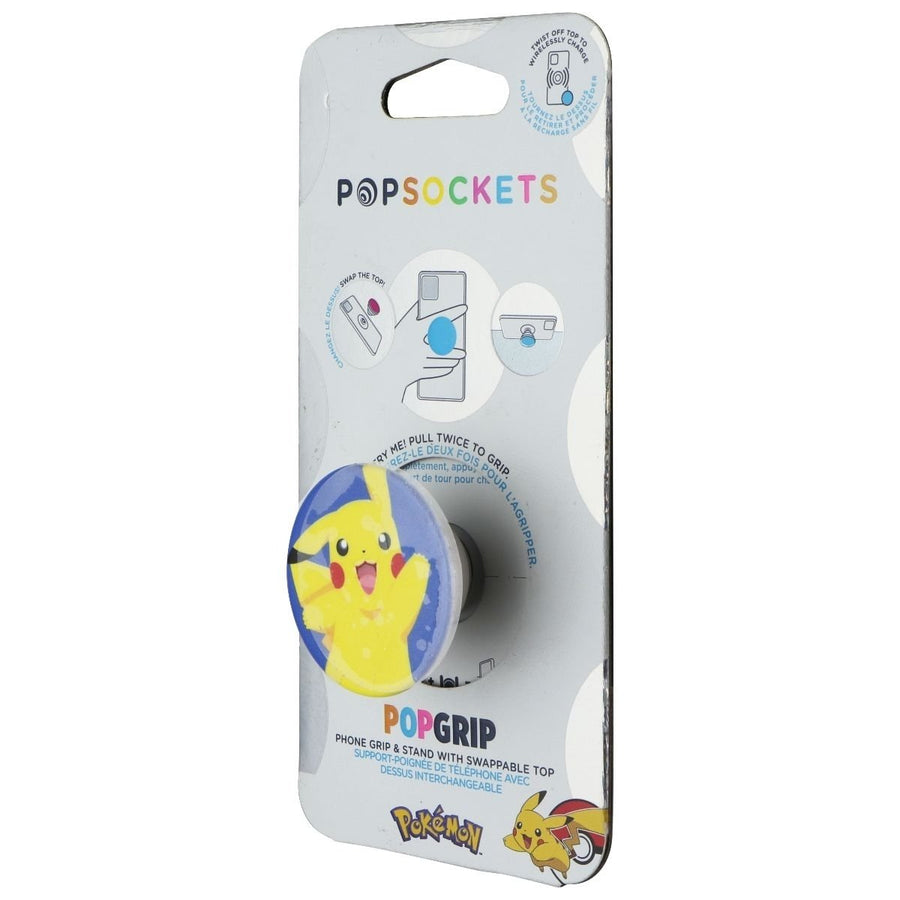 PopSockets Swappable PopGrip Phone Grip and Stand - Pikachu Knocked Image 1
