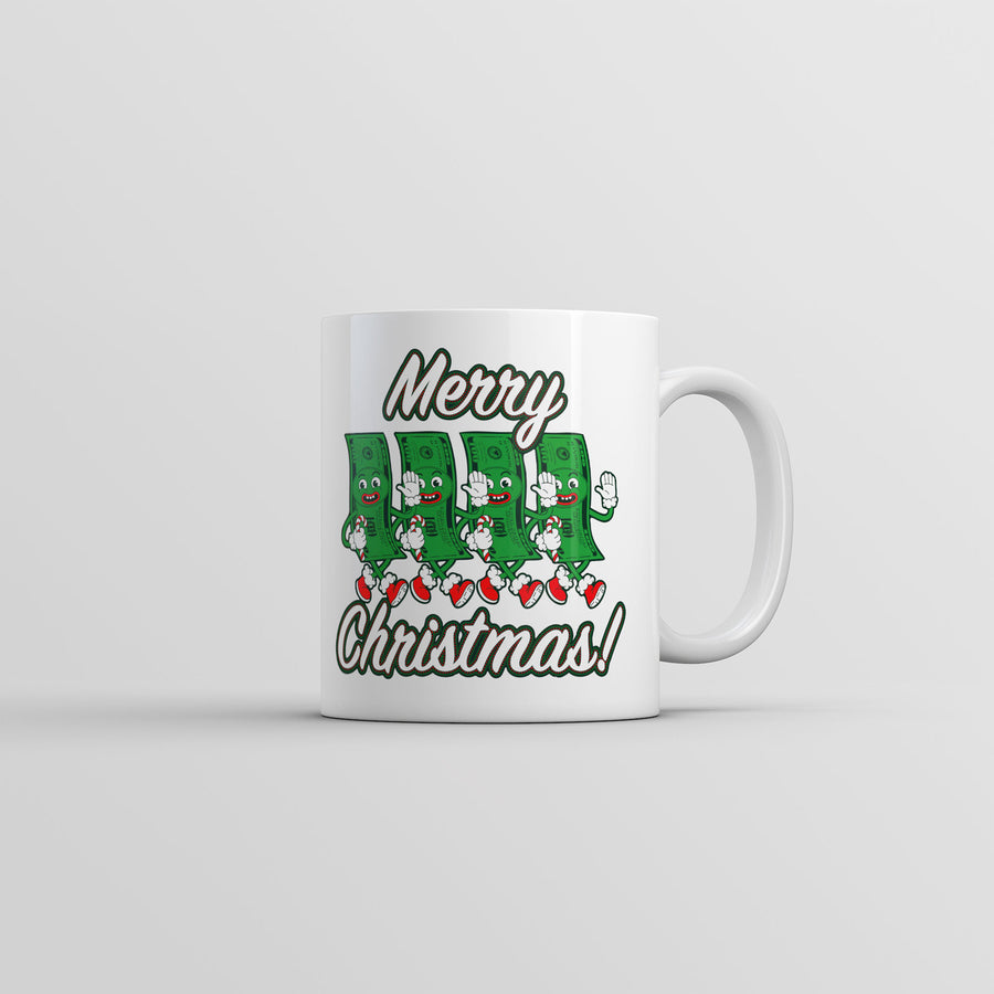 Merry Christmas Mug Funny Retro Xmas Graphic Coffee Cup-11oz Image 1