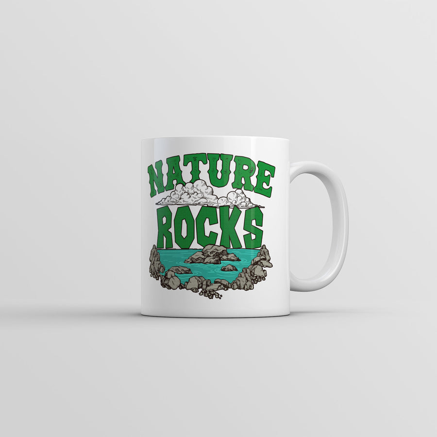 Nature Rocks Mug Funny Outdoor Graphic Coffee Cup-11oz Image 1