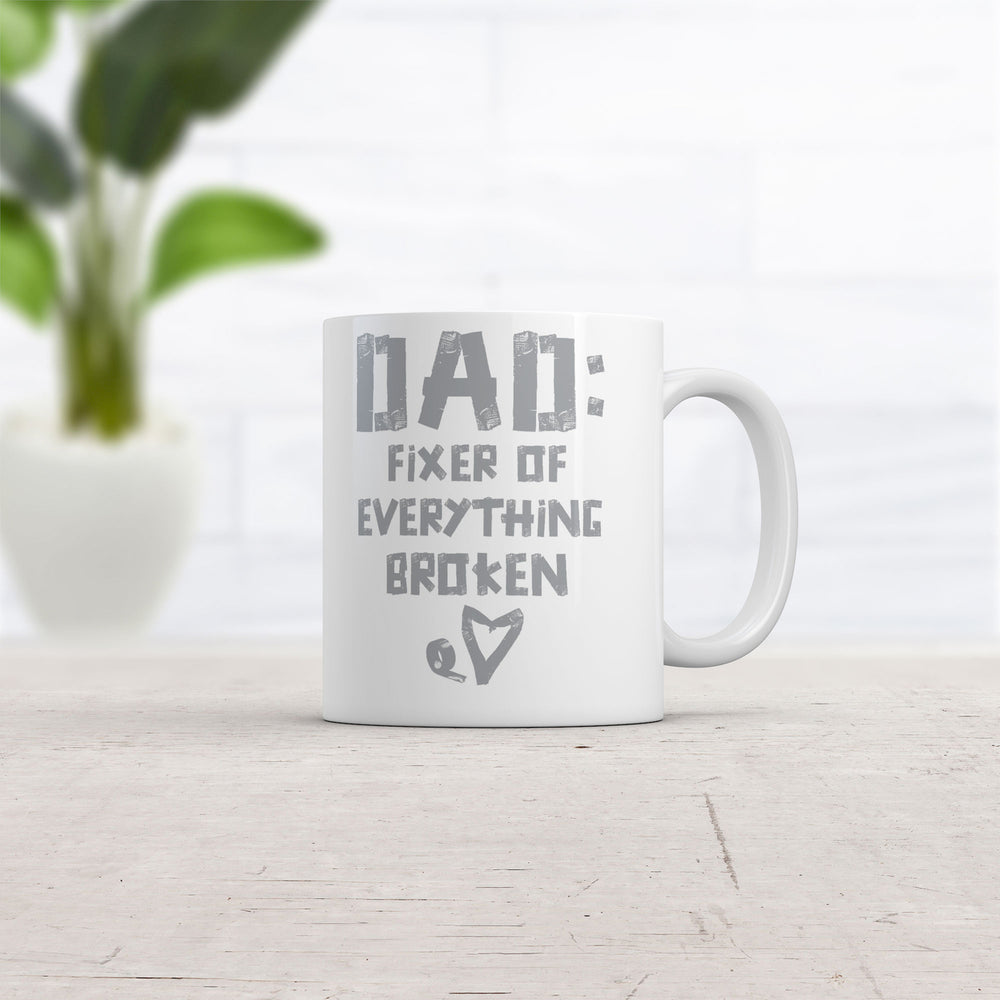 Dad Fixer Of Everything Broken Mug Funny Fathers Day Coffee Cup-11oz Image 2