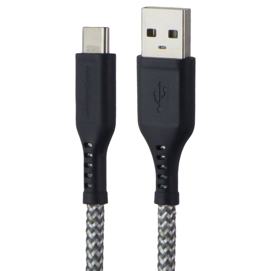 Ventev 6FT Braided High-Speed USB-A to USB-C Cable - Gray Image 1