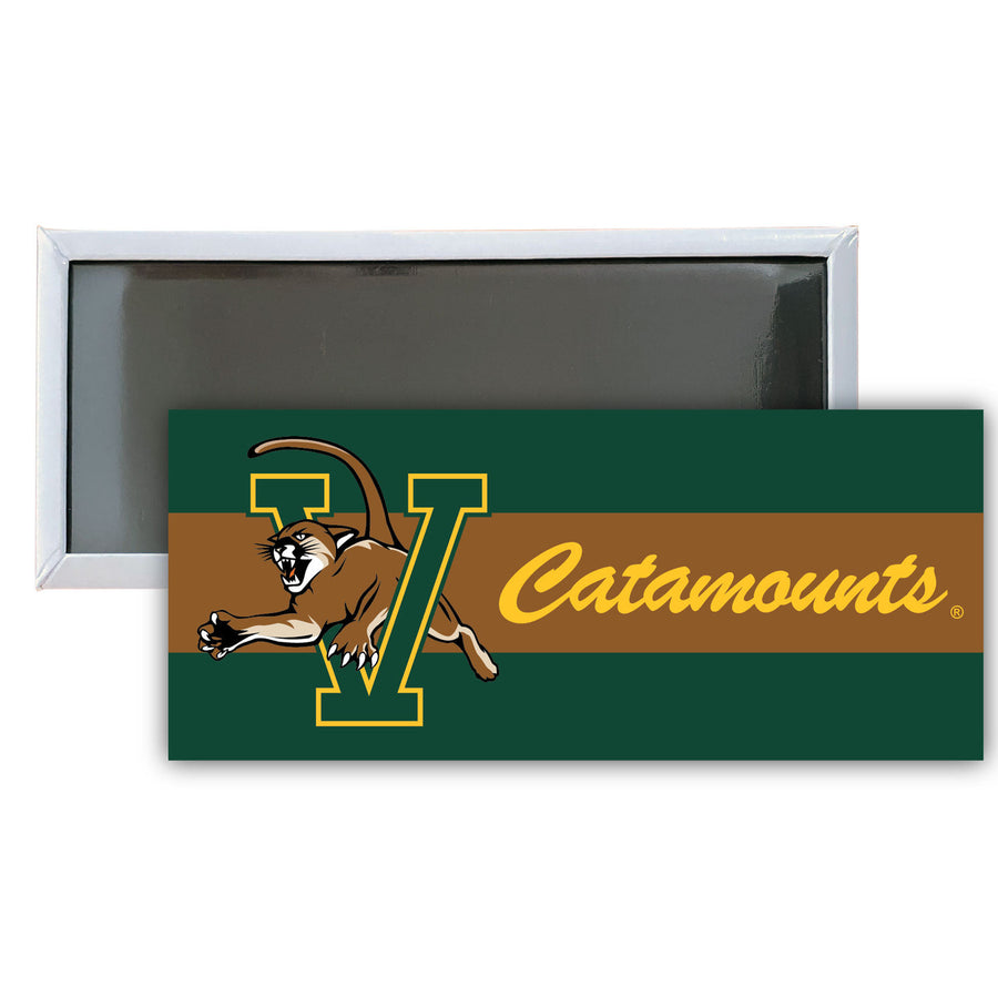 Vermont Catamounts Fridge Magnet 4.75 x 2 Inch Officially Licensed Collegiate Product Image 1
