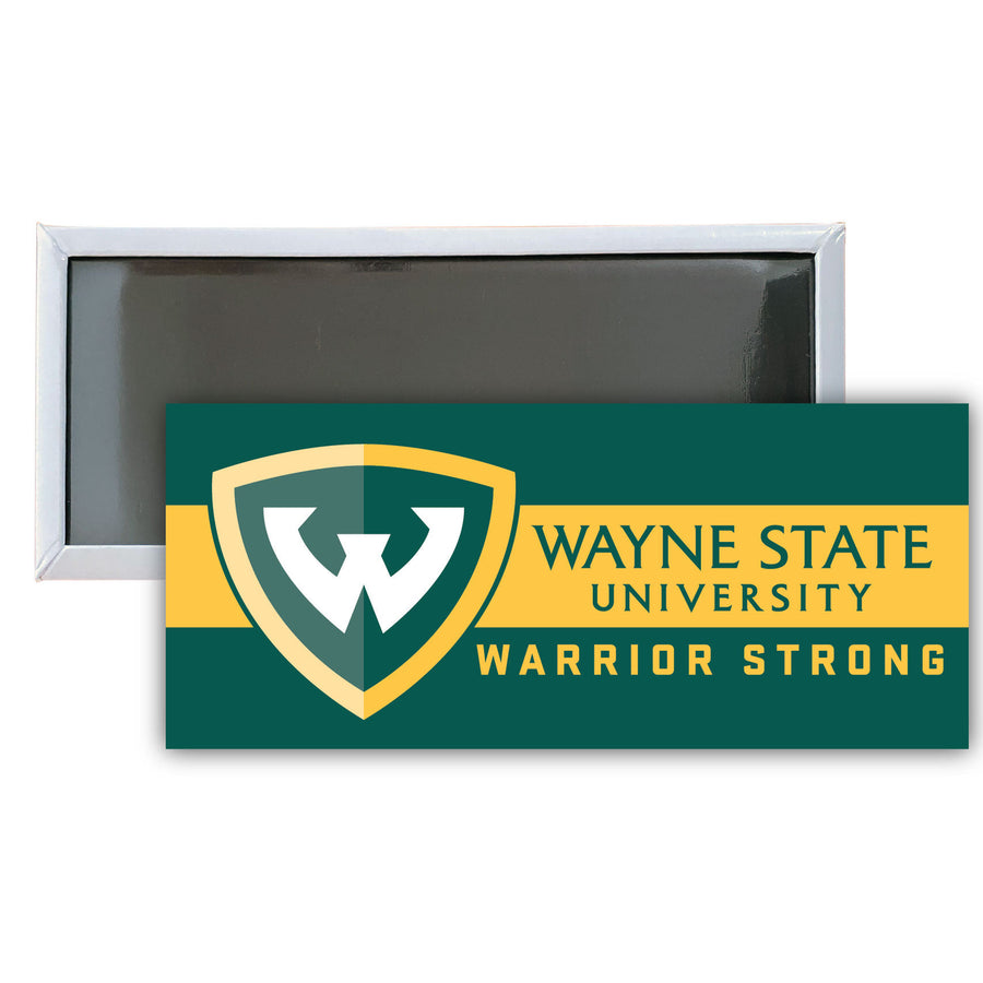 Wayne State Fridge Magnet 4.75 x 2 Inch Officially Licensed Collegiate Product Image 1