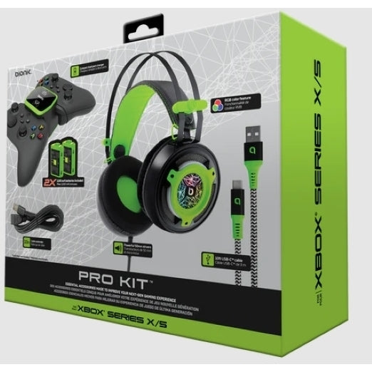 Bionik Pro Kit for XBOX Series X/S - Black/Green- Image 1