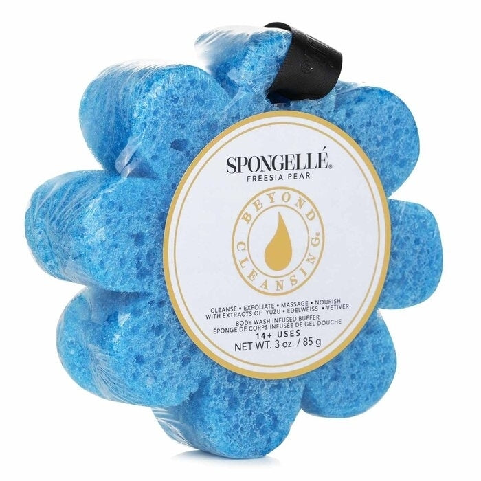 Spongelle - Wild Flower Soap Sponge - Freesia Pear (Blue)(1pc/85g) Image 1