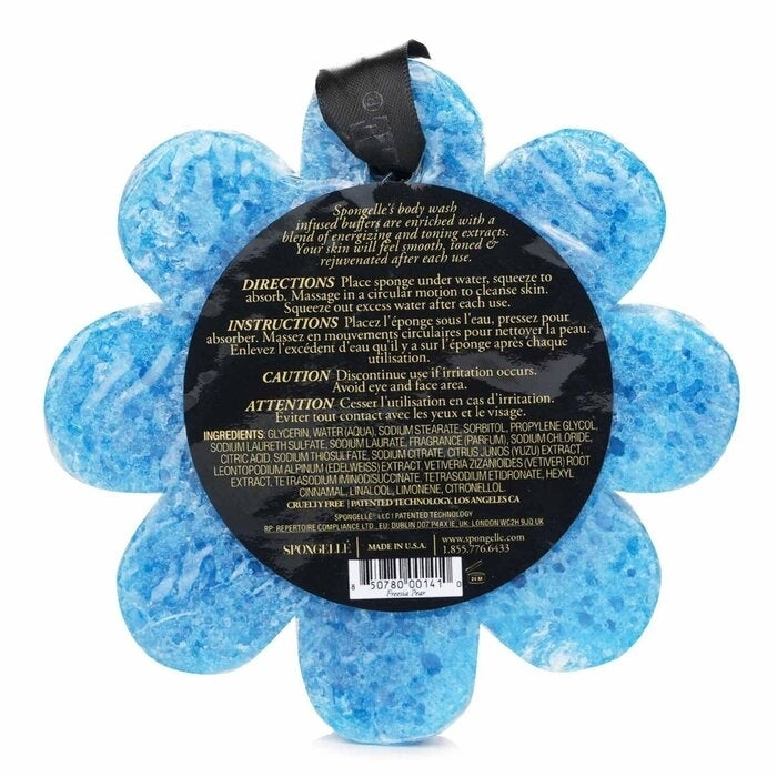 Spongelle - Wild Flower Soap Sponge - Freesia Pear (Blue)(1pc/85g) Image 2