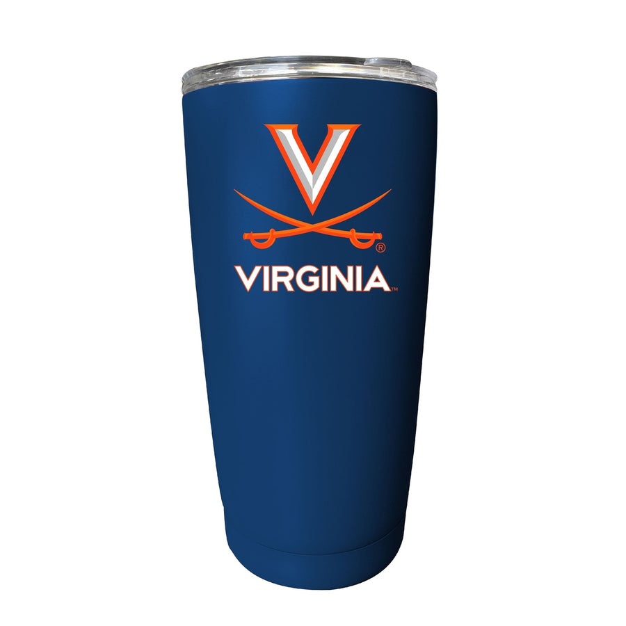 Virginia Cavaliers 16 oz Insulated Stainless Steel Tumblers Officially Licensed Collegiate Product Image 1