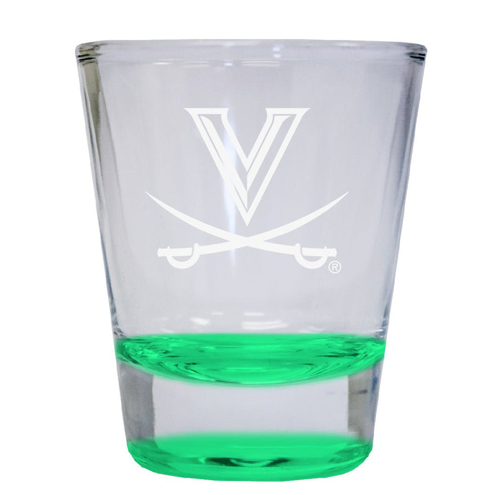 Virginia Cavaliers 2 oz Engraved Shot Glass Round Officially Licensed Collegiate Product Image 4