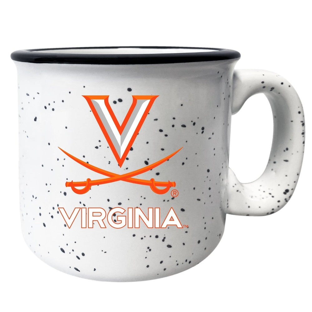 Virginia Cavaliers Speckled Ceramic Camper Coffee Mug - Choose Your Color Image 2