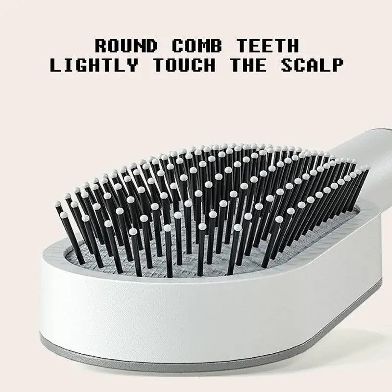 Self Cleaning Hair Brush 3D Air Cushion Massager Brush Airbag Massage Comb BrushShaping Comb Self Cleaning Hair Brush Image 8