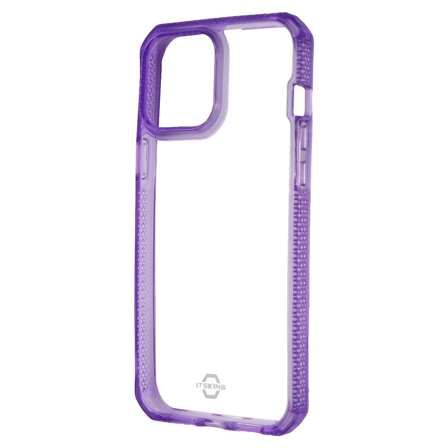 ITSKINS Hybrid Clear Series Case for Apple iPhone 13 Pro Max/12 Pro Max - Purple Image 1