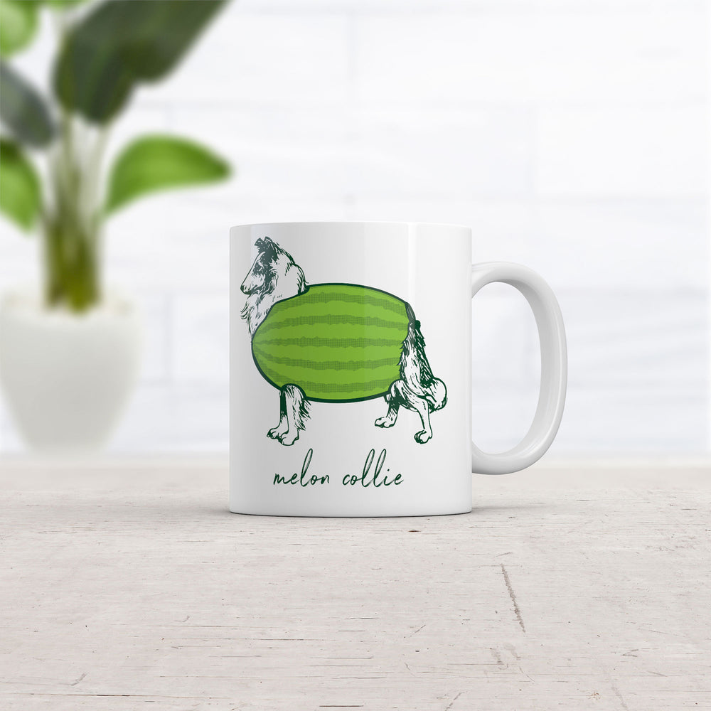 Melon Collie Mug Funny Dog Graphic Novelty Coffee Cup-11oz Image 2