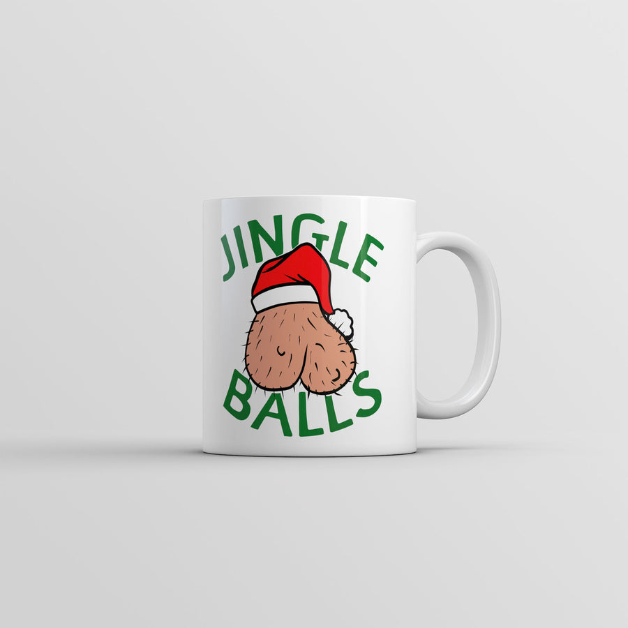 Jingle Balls Mug Funny Adult Christmas Novelty Coffee Cup-11oz Image 1