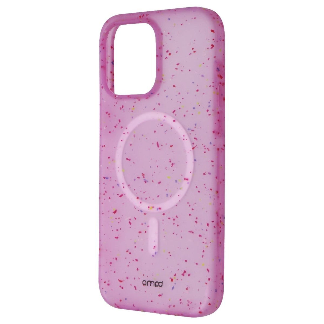 Ampd Trnd Design Series Case for MagSafe for iPhone 15 Pro Max - Pink Image 1
