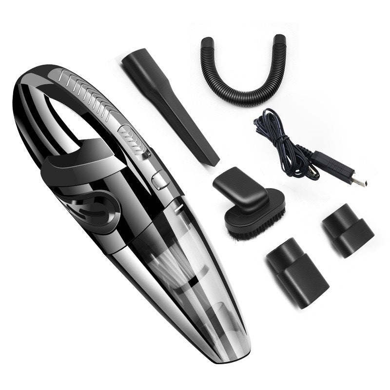 Handheld Car Vacuum Cleaner Rechargeable Cordless Cleaner with Powerful Cyclone Suction Quick Charge for Car Home Pet Image 1