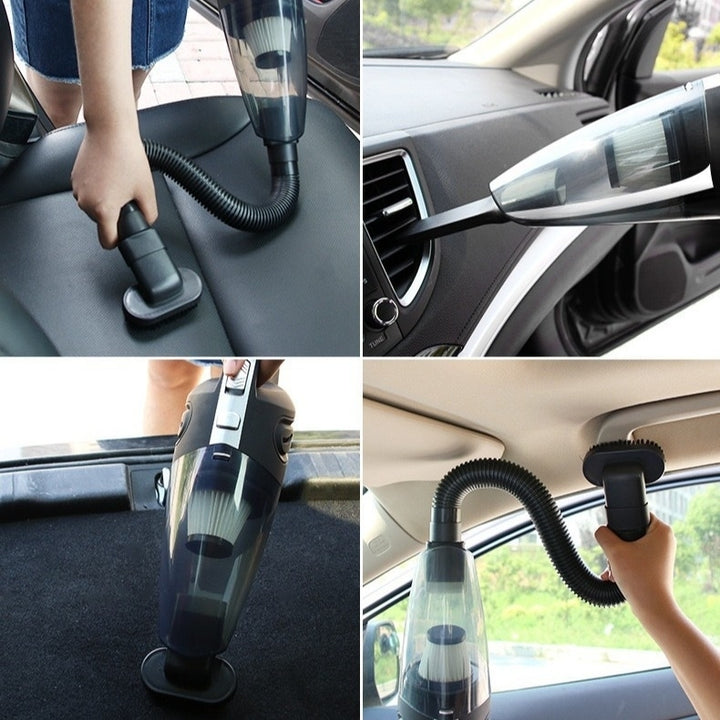 Handheld Car Vacuum Cleaner Rechargeable Cordless Cleaner with Powerful Cyclone Suction Quick Charge for Car Home Pet Image 8