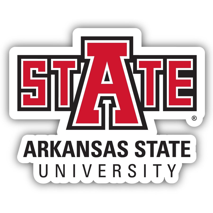 Arkansas State 4 Inch Vinyl Decal Magnet Officially Licensed Collegiate Product Image 1