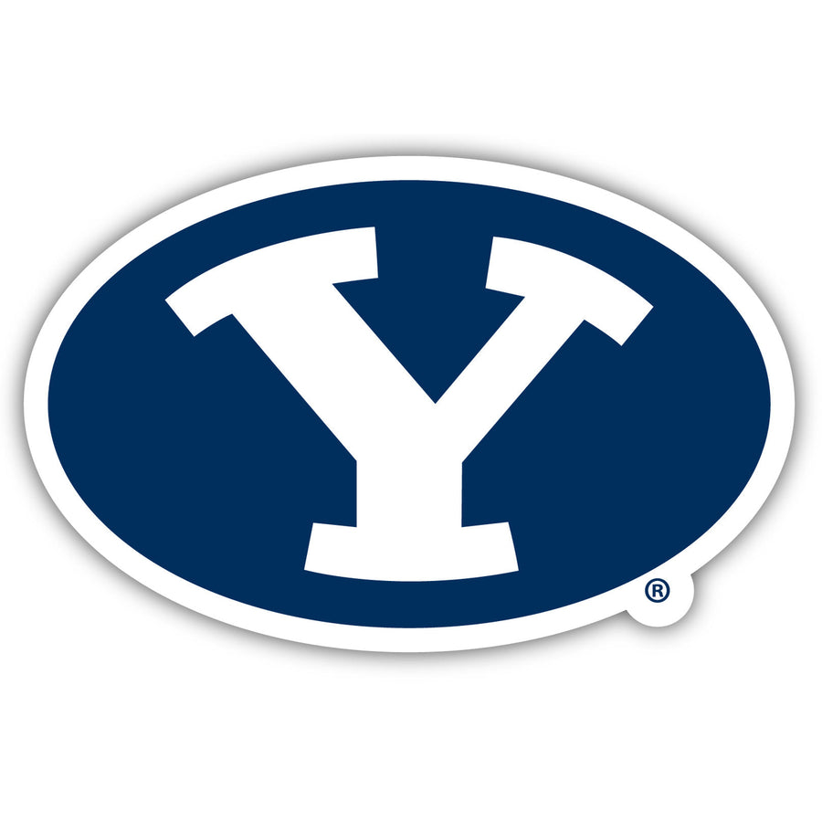 Brigham Young Cougars 4 Inch Vinyl Decal Magnet Officially Licensed Collegiate Product Image 1