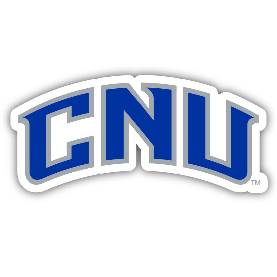 Christopher Newport Captains 4 Inch Vinyl Decal Magnet Officially Licensed Collegiate Product Image 1