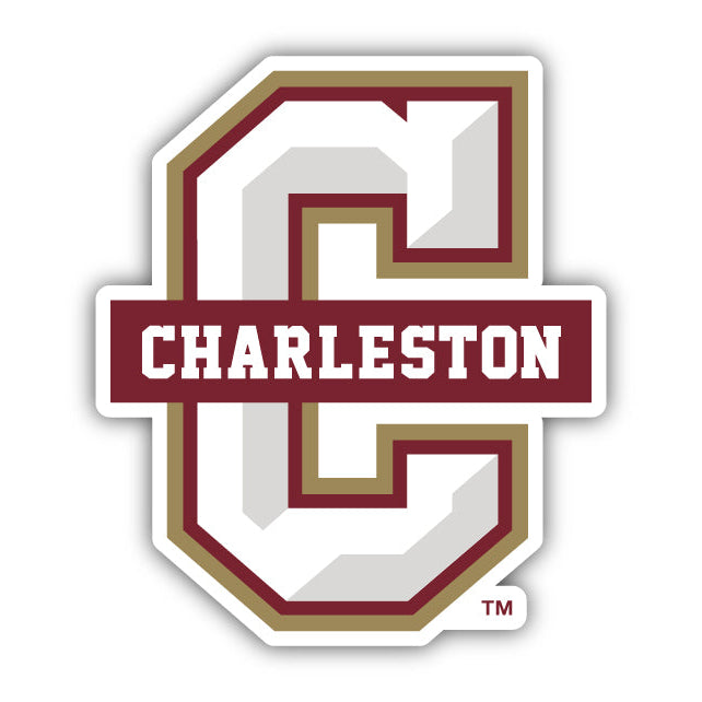 College of Charleston 4 Inch Vinyl Decal Magnet Officially Licensed Collegiate Product Image 1