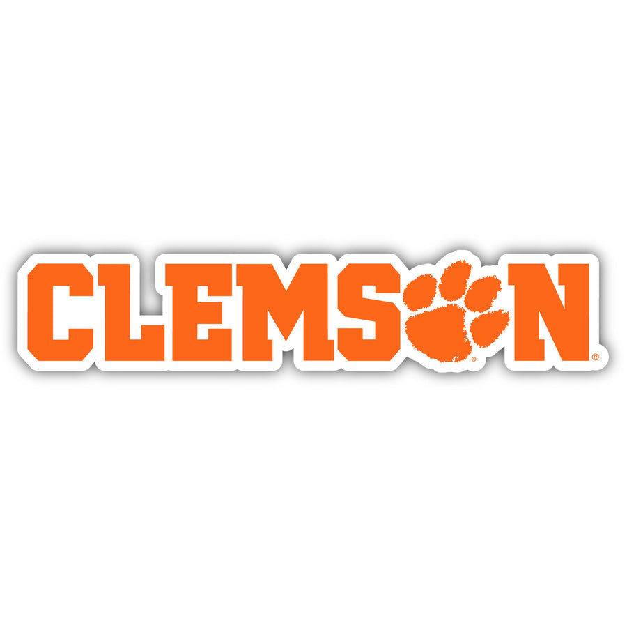 Clemson Tigers 4 Inch Vinyl Decal Magnet Officially Licensed Collegiate Product Image 1