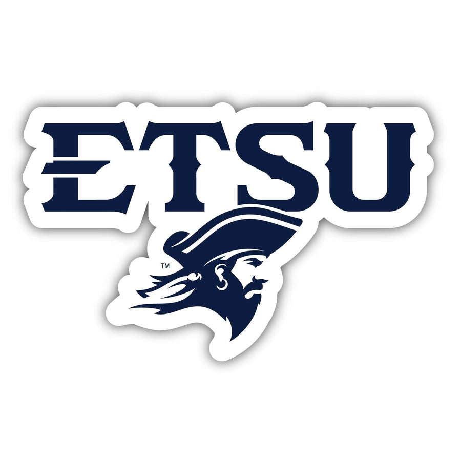 East Tennessee State University 4 Inch Vinyl Decal Magnet Officially Licensed Collegiate Product Image 1