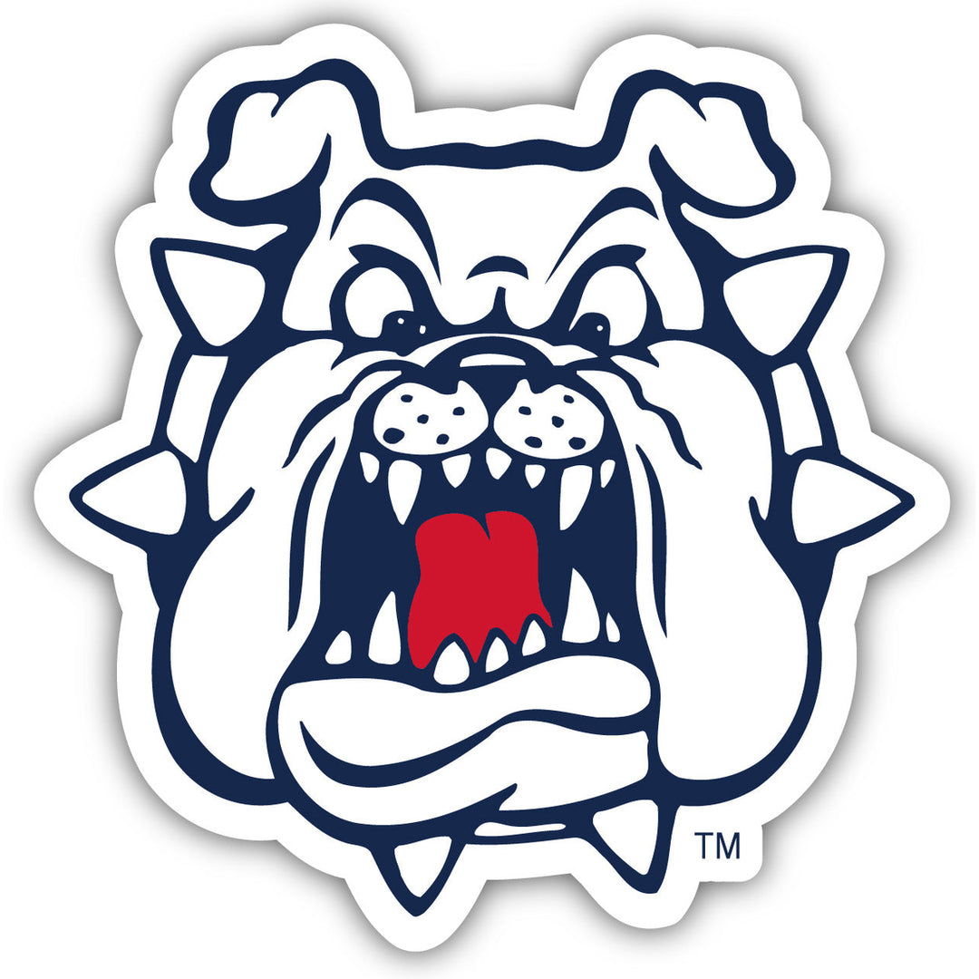 Fresno State Bulldogs 4 Inch Vinyl Decal Magnet Officially Licensed Collegiate Product Image 1