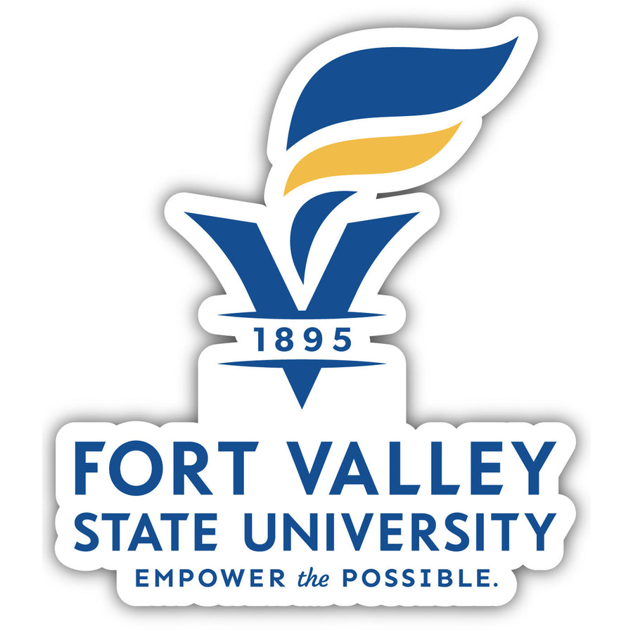 Fort Valley State University 4 Inch Vinyl Decal Magnet Officially Licensed Collegiate Product Image 1