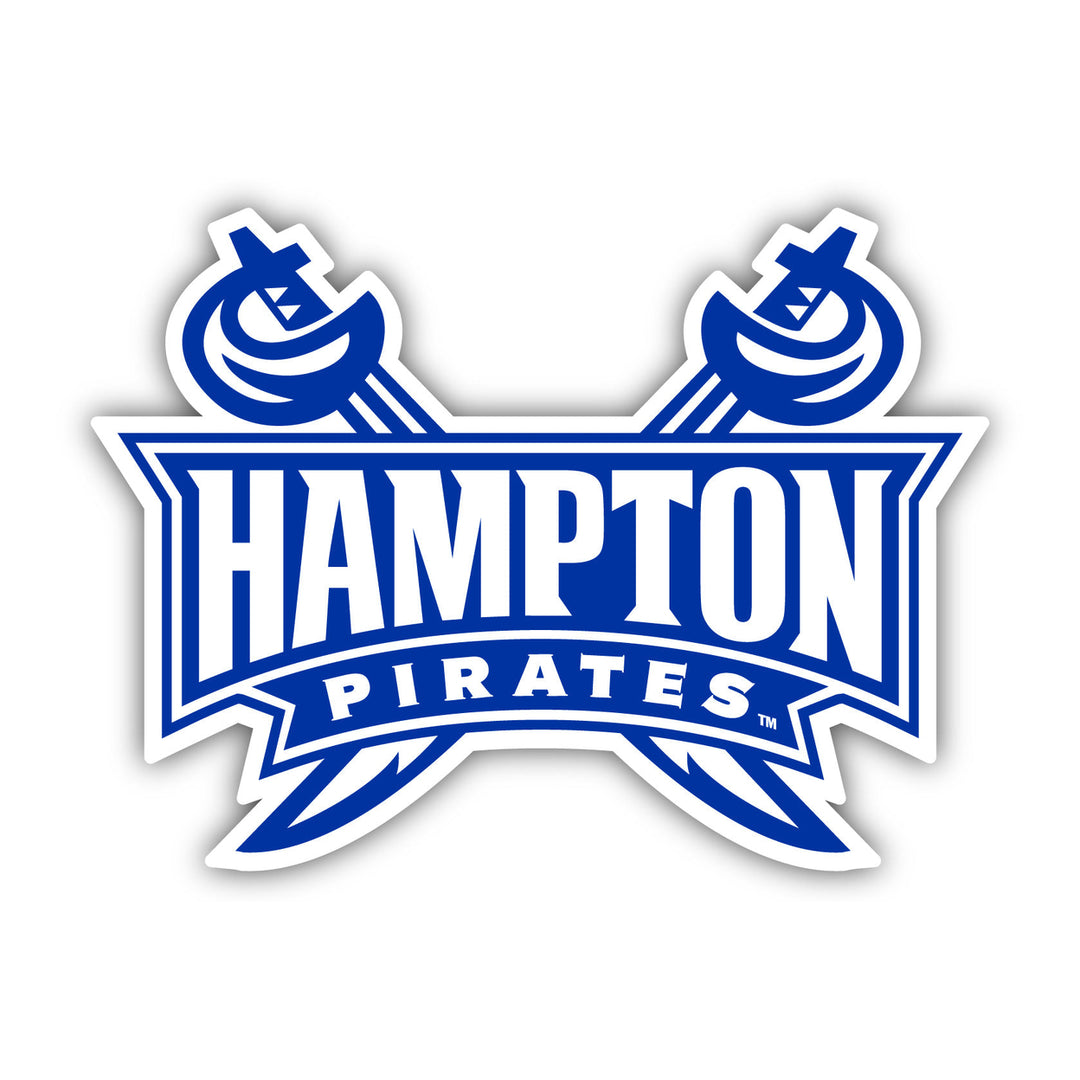 Hampton University 4 Inch Vinyl Decal Magnet Officially Licensed Collegiate Product Image 1