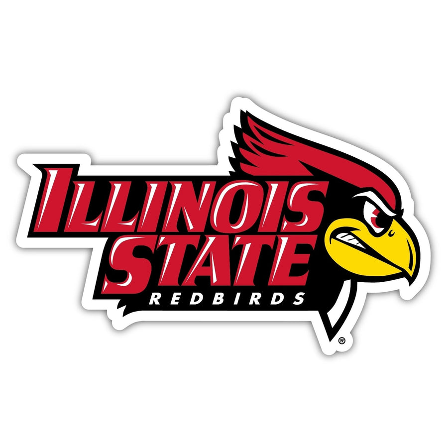 Illinois State Redbirds 4 Inch Vinyl Decal Magnet Officially Licensed Collegiate Product Image 1