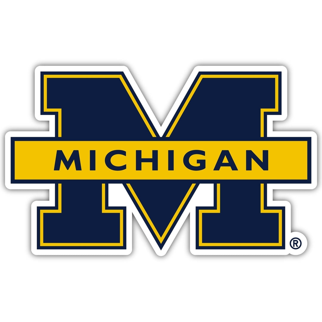 Michigan Wolverines 4 Inch Vinyl Decal Magnet Officially Licensed Collegiate Product Image 1