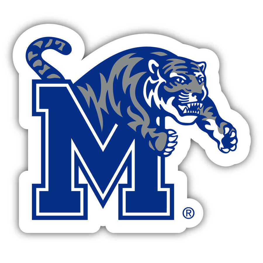 Memphis Tigers 4 Inch Vinyl Decal Magnet Officially Licensed Collegiate Product Image 1