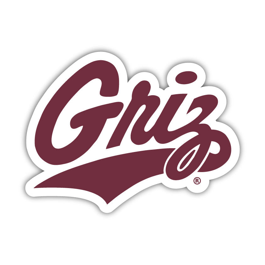 Montana University 4 Inch Vinyl Decal Magnet Officially Licensed Collegiate Product Image 1