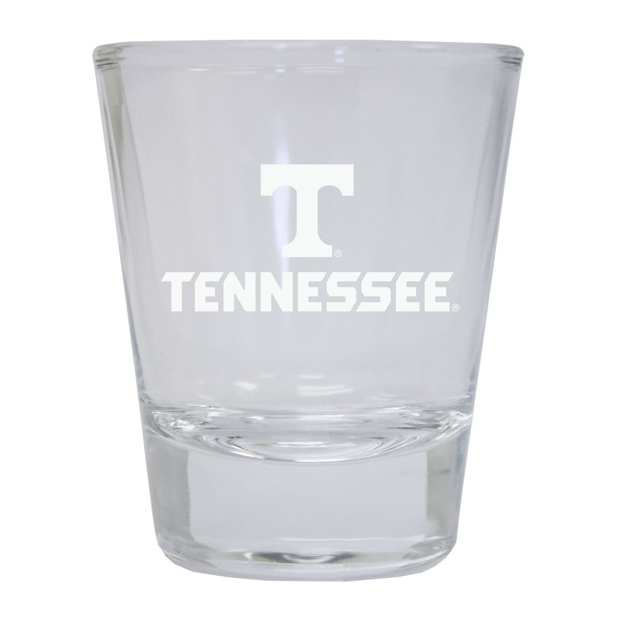 Tennessee Knoxville Etched Round Shot Glass Officially Licensed Collegiate Product Image 1