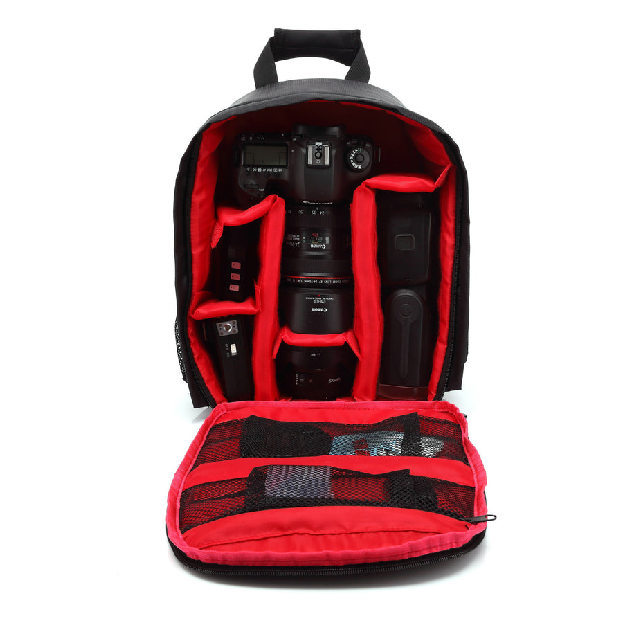 Multi-functional Camera Backpack Video Digital DSLR Bag Waterproof Outdoor Camera Photo Bag Case Image 1
