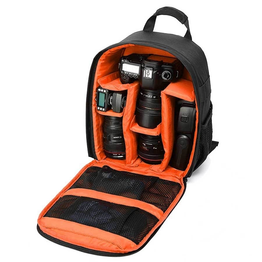 Multi-functional Camera Backpack Video Digital DSLR Bag Waterproof Outdoor Camera Photo Bag Case Image 2